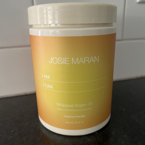 NEW Josie Maran Whipped Argan Oil Body Butter Tropical Mango 20 oz SEALED