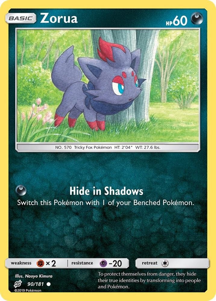 Zorua 90/181 Common SM - Team Up Pokemon NM/LP
