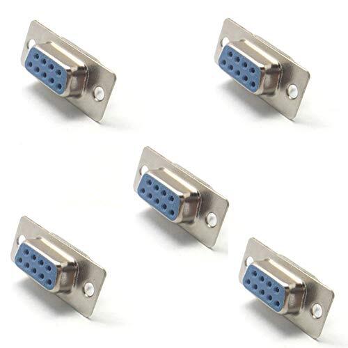 S SIENOC Solder Tipo Adattatore DB9 RS232 Seriale VGA 9pin Femmina D-sub (j7o)