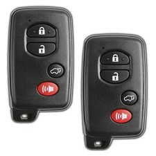 2 Replacement For Toyota Highlander Key Hyq14aab 4 Button 2008-2013 Smart Remote 2 Replacement For Toyota Highlander Key Hyq14aab 4 Button 2008-2013 Smart Remote