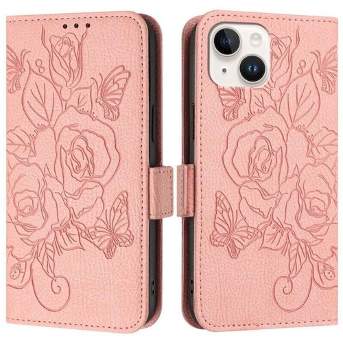 Leather Flower Wallet Phone Case For iPhone 16 15 14 13 12 11 Pro Max XR 7 8 SE - Picture 32 of 40