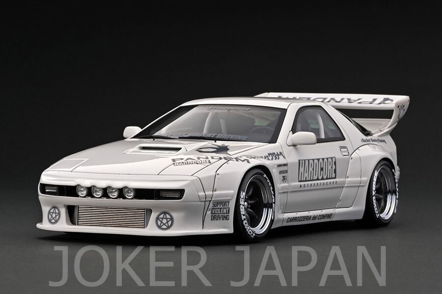 Ignition Model IG2918 1/18 PANDEM RX-7 (FC3S) White With 13B Ignition Model IG2918 1/18 PANDEM RX-7 (FC3S) White With 13B