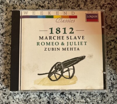 TCHAIKOVSKY  1812 Overture/Romeo & Juliet/Marche Slave  CD Mehta LA Philharmonic