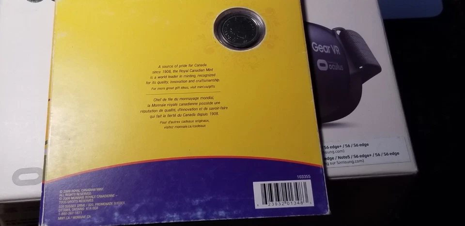 2009 Canada Birthday Balloons Coloured 25 Cent Coin. - Image 3 of 3