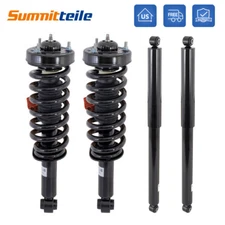 Set(4) Front Rear Shock Struts w/ Coil Springs For 2009-2013 Ford F-150 4WD