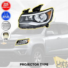 For 2015-2021 Colorado Driver Side Projector Headlight Assy (lt/z71/zr2) Lh