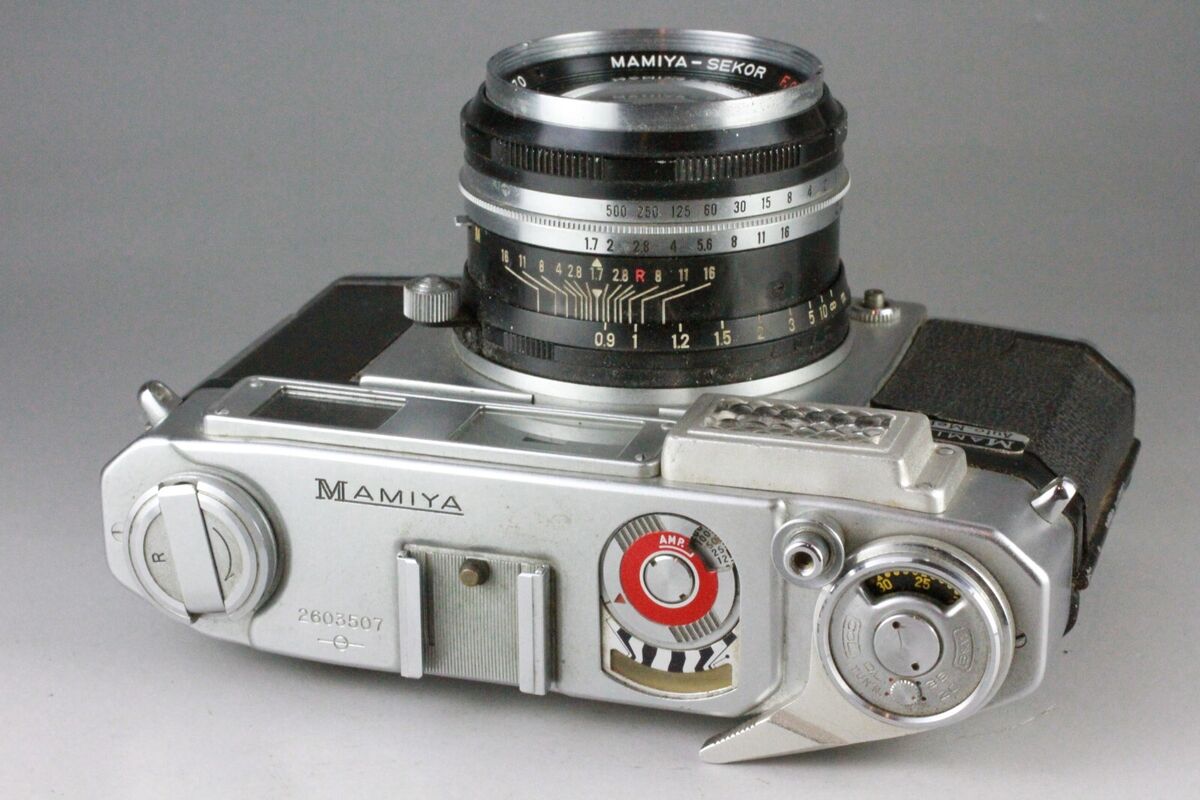 FOR PARTS Mamiya Auto Metra Rangefinder Film Camera Sekor F.C. f/1.7 48mm  #220