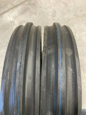 2 New Tires MRL 6.50 16 3 Rib F-2 Tractor Front 6 ply TT 650-16