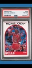MICHAEL JORDAN PSA 8 1989 HOOPS #200 NBA BASKETBALL CARD BULLS PSA 8 NM-MT HOF