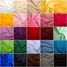 100% Cotton Fabric - Klona Craft 40 Solid Colours - 135cm Width - By The Metre
