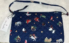 NWT Vera Bradley SNOW GLOBE MOTIFS RFID Convertible wristlet Reg $48.00