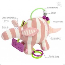Dolce Alice The Antbear Plush Baby Toy Plushie Stuffed teething toys Clean