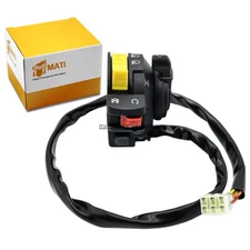 Handlebar Switch Start Stop Headlight for Suzuki Ozark/Quadsport 250 LTF/LTZ250