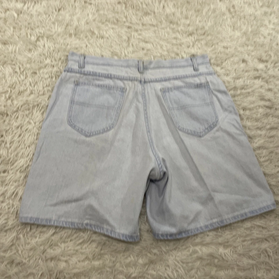 Pantalones Cortos de Jean RIDERS Vintage Años 80 Hombres 34 Años 90 Ropa de Calle Pantalones Cortos Azul Claro Denim 34x7 Foto 2 de 4