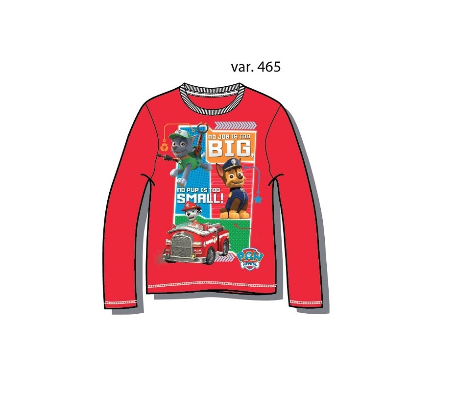 SHEIN | PAW Patrol Maglietta a maniche corte con scollo rotondo, stampa