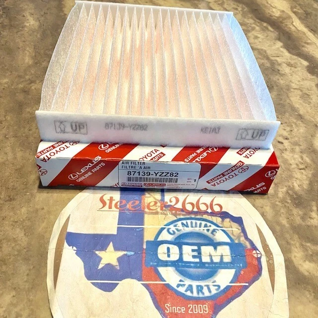 FILTRO CABINA REPUESTO TOYOTA OEM 87139-YZZ08/87139-YZZ20/87139-YZZ82 Foto 2 de 4