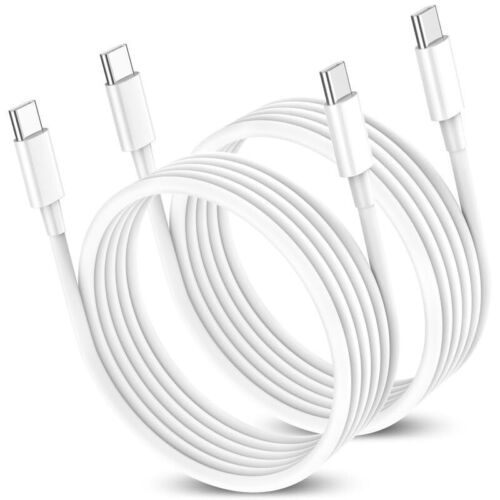 2X 35W Cable Tipo-C USBC a USB-C Cargador rápido Cable 3/6/10FT para iPhone Android - Imagen 1 de 5