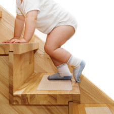 Stair Treads Non Slip 6" x 24", 15-Pack Pre-Cut Clear Anti Slip Strips for Woode