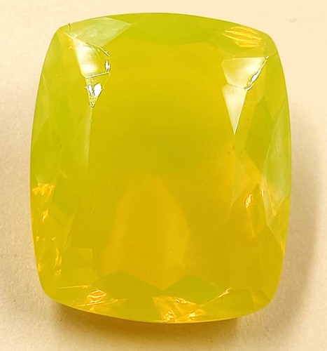 120 quilates piedra preciosa bicolor amarillo transparente corte cojín etíope con certificación EGL - Imagen 9 de 13