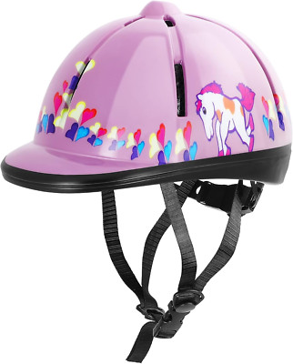 Adjustable Horse Riding Kids Helmet Equestrian for 2 to 6 Years Old, S Size and