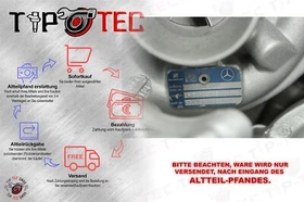 Turbolader A6510900980 A651090098080 Mercedes 2.2 CDI Sprinter A6510900880 A6510