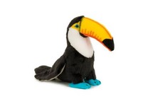 Tukan  Pl&uuml;sch Kuscheltier Pl&uuml;schtier Stofftier NEU H=19cm, L=27cm