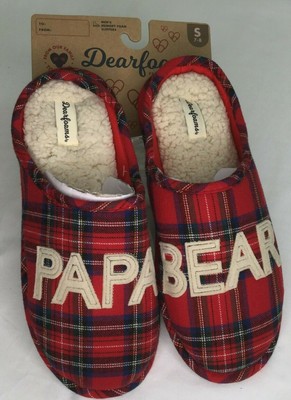 dearfoams papa bear slippers