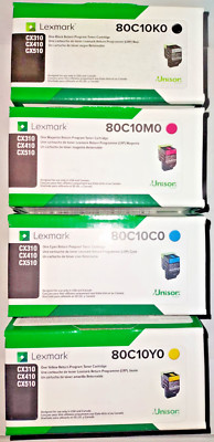Lexmark CX310/410/510 CMYK MULTIPACK  (80C10K0, 80C10C0, 80C10M0, 80C10Y0)