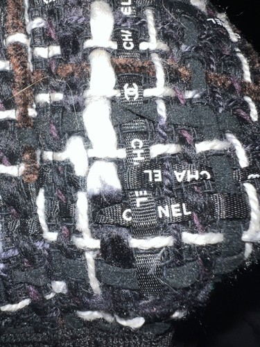 CHANEL 18N- 2019 COCO NEIGE NEW BLACK TRAPPER HAT CC LOGO TWEED CC LINING SIZE M - Picture 7 of 23
