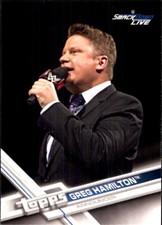 2017 Topps WWE Professional Wrestling #43 Greg Hamilton Announcer