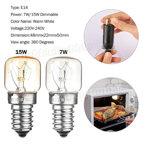 10/20Pcs Himalayan Salt Lamp Globe Bulb Light Bulbs Heat Resisting 7W/15W E14 AU - Picture 2 of 12