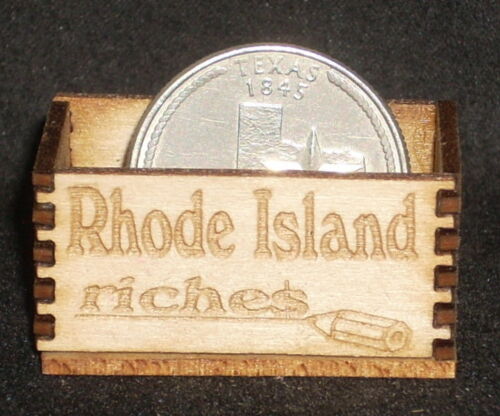 Dollhouse Miniature Rhode Island Riches Market Produce Crate 1:12 Farm - Picture 1 of 2