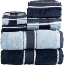 NEW 6 Piece Bathroom Towels Set 525 GSM 100 Cotton Bathroom Accessories 2 Bath
