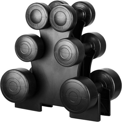 Hantelset Tragegestell Handgewichte für Männer & Frauen 1kg, 2kg, 3kg Training