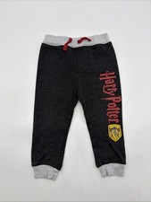 Wizarding World Harry Potter Sweatpants Toddler Boys Size 18 M Gray Logo. 44252