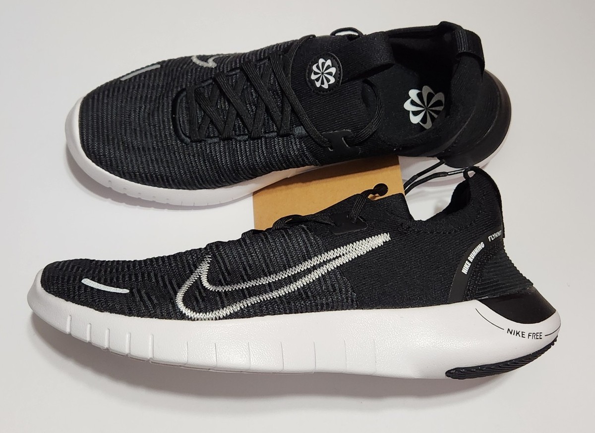 Nike Free Run Flyknit Black White Running Sneaker FB1276-002  display picture 3