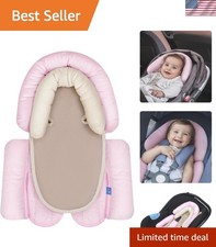 Convenient 3-in-1 Baby Support Cushion - Gentle, Foldable  Washable, Pink