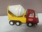 Vintage Tonka Toys Tiny Mini Tonka Red & Yellow Cement Mixer Truck