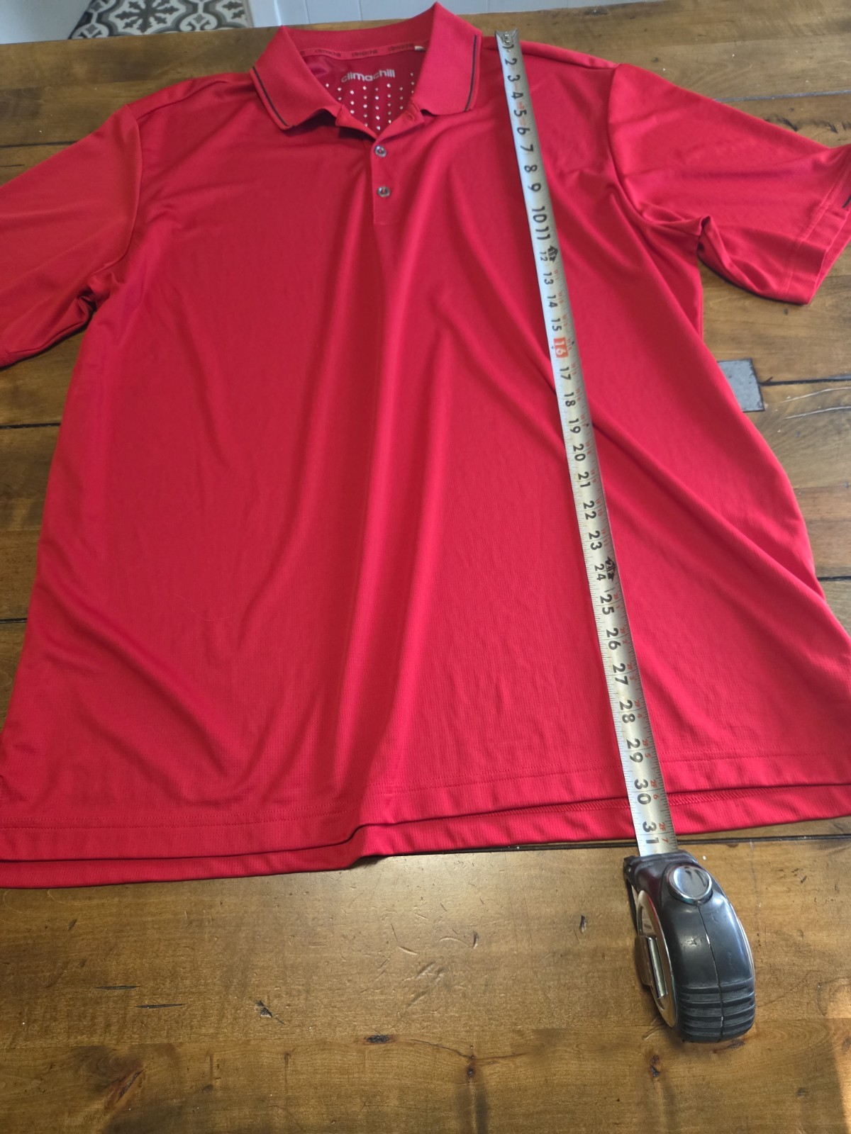 Adidas Climachill Polo Shirt Mens XXL Red Golf B83365 Performance Short Sleeve image 4