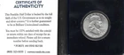 1963-P BU FRANKLIN HALF DOLLAR ~ 90% SILVER   WITH CERTIFICATE of AUTHENTICITY