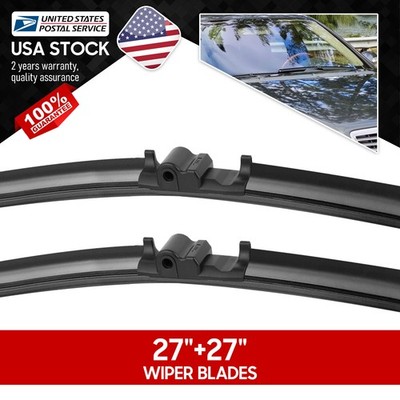 Durable Side lock 27''+27'' High quality Bracketless Windshield Wiper Blade Set