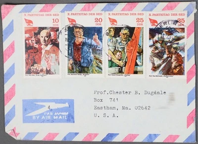 MayfairStamps Germany Berlin to Eastham MA Air Mail Cover cca_14969 - Image 1 of 2