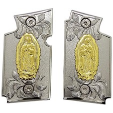 Custom Metal Grips for Sig P238 Model - Virgin Mary Design, Sig 238 Lady of Guad