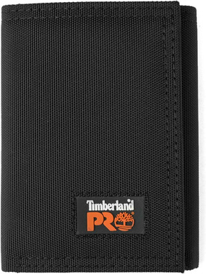 Men'S Cordura Nylon RFID Trifold Wallet with ID Window