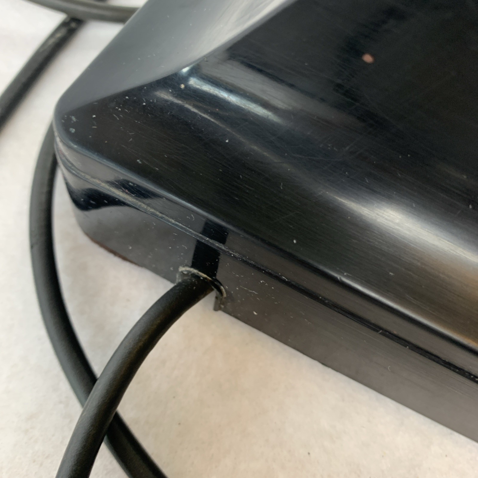 Bell System Western Electric Telephone Black F1 Rotary Phone 1940s Vintage