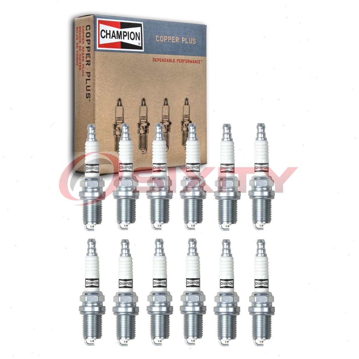 12 pc Champion Copper Plus Spark Plugs for 2001-2004 Mercedes-Benz SLK320 nq