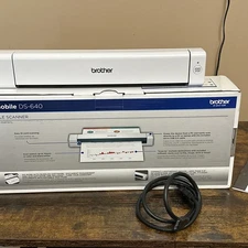 Brother DS-640 Compact Mobile Document Scanner - White