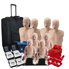 CPR Adult Manikin 4-Pack & Infant Manikin 4-Pack w. Feedback, AED UltraTrainers,