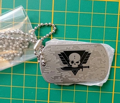 Warhammer 40k Kill Team Dog Tags. Gab es zum Wettbewerb. Sehr Detailliert. Rar! 