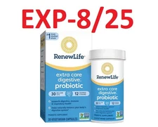 Renew Life Extra Care Digestive Probiotic Capsules  SEE THE PIC FOR DATE